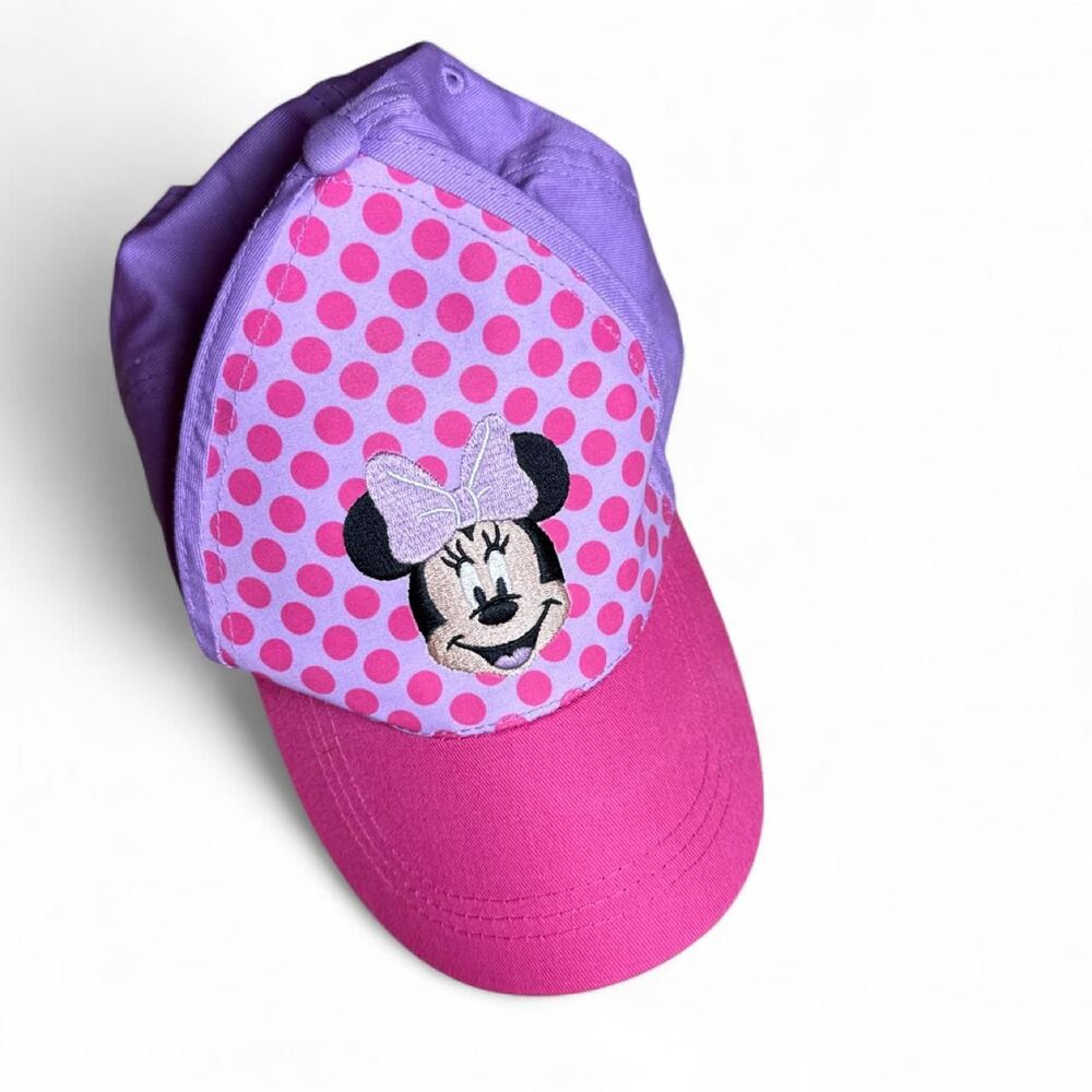 Disney Youth Pink and Purple Minnie Mouse Hat